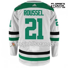 Dresovi Dallas Stars ANTOINE ROUSSEL 21 Adidas Bijela Authentic - Dječji
